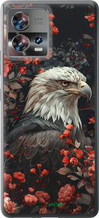 Силиконовый чехол Цветочный страж для Motorola Edge 30 Fusion 5G - 6102u-3198 изображение 