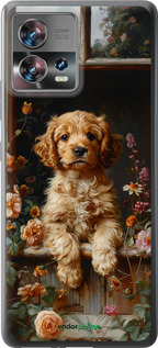 Силіконовий чехол Цуценя cocker spaniel для Motorola Edge 30 Fusion 5G - 6136u-3198 изображение 