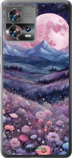 Силиконовый чехол Ночь луна арт для Motorola Edge 30 Fusion 5G - 6319u-3198 изображение 