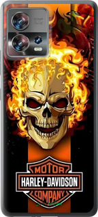Силиконовый чехол Харлей девидсон для Motorola Edge 30 Fusion 5G - 6370u-3198 изображение 