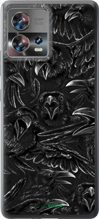 Силиконовый чехол Воронья ярость для Motorola Edge 30 Fusion 5G - 6474u-3198 изображение 
