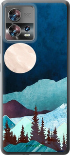 Силиконовый чехол Горная идиллия ночной пейзаж для Motorola Edge 30 Fusion 5G - 6488u-3198 изображение 