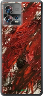 Силиконовый чехол Абстрактная композиция в красных тонах для Motorola Edge 30 Fusion 5G - 6541u-3198 изображение 