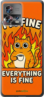 Силиконовый чехол 'Funny Cat' для Motorola Edge 30 Fusion 5G изображение 5