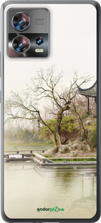 Силиконовый чехол Японский пейзаж для Motorola Edge 30 Fusion 5G - 776u-3198 изображение 
