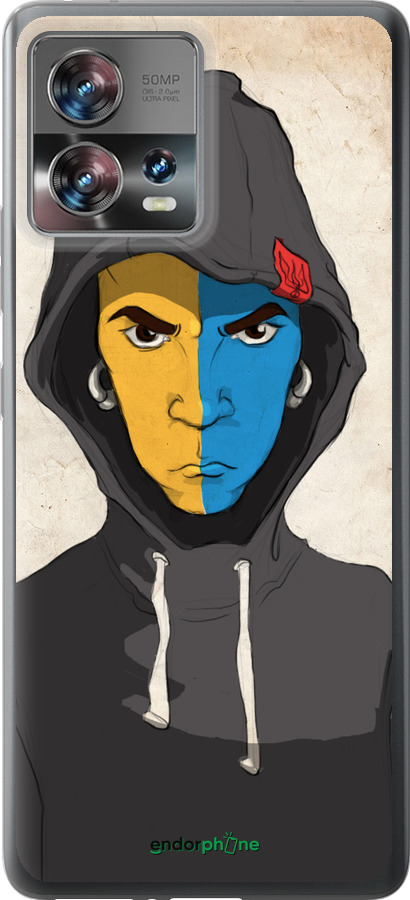 Силиконовый чехол Злой подросток для Motorola Edge 30 Fusion 5G - 1053u-3198 изображение 