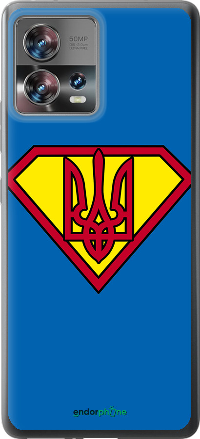 Силіконовий чехол Супер Тризуб для Motorola Edge 30 Fusion 5G - 1164u-3198 изображение 