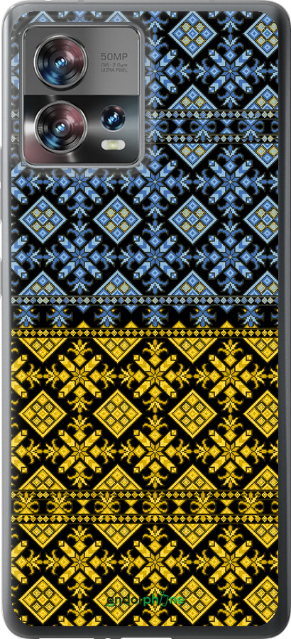 Силиконовый чехол Жовто-блакитна вишиванка для Motorola Edge 30 Fusion 5G - 1169u-3198 изображение 