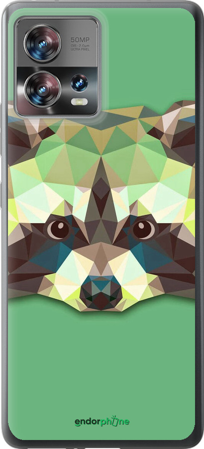 Силиконовый чехол Енот для Motorola Edge 30 Fusion 5G - 1217u-3198 изображение 