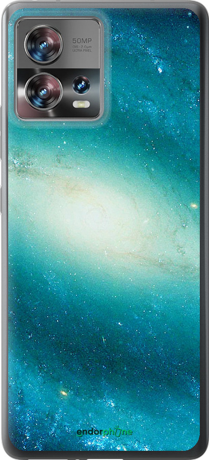 Силиконовый чехол Голубая галактика для Motorola Edge 30 Fusion 5G - 177u-3198 изображение 