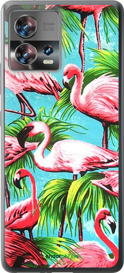 Силиконовый чехол Tropical background для Motorola Edge 30 Fusion 5G - 4016u-3198 изображение 