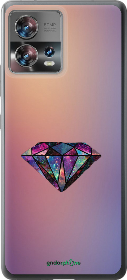 Силиконовый чехол Диамант для Motorola Edge 30 Fusion 5G - 4352u-3198 изображение 