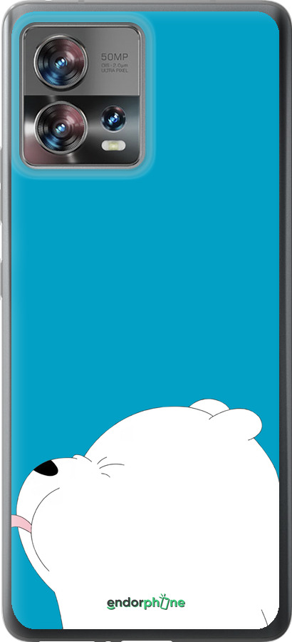 Силиконовый чехол Мишка 1 для Motorola Edge 30 Fusion 5G - 4358u-3198 изображение 
