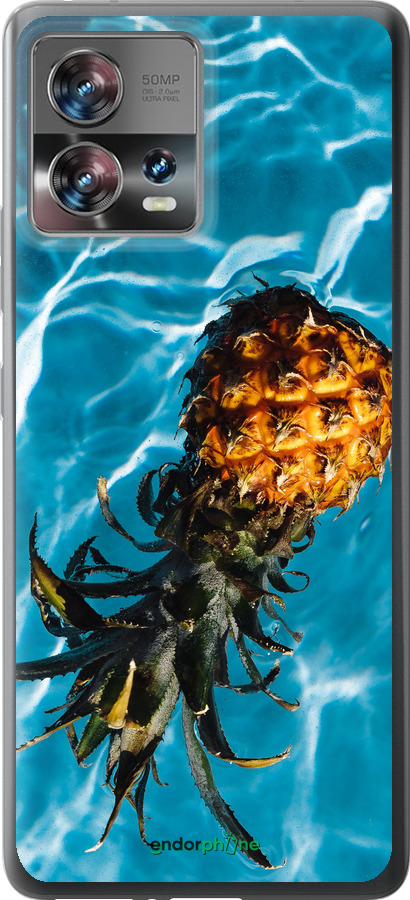 Силіконовий чехол Ананас на воді для Motorola Edge 30 Fusion 5G - 4384u-3198 изображение 