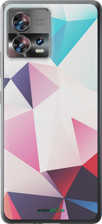 Силиконовый чехол Геометрия 3 для Motorola Edge 30 Fusion 5G - 4415u-3198 изображение 