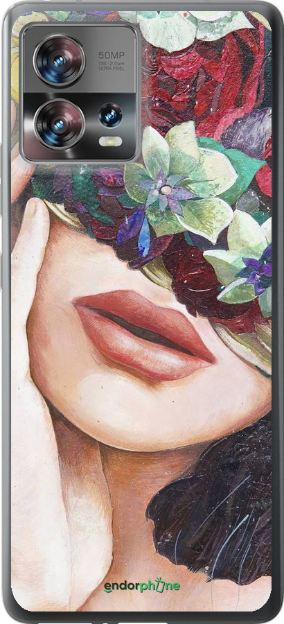Силіконовий чехол Head Flower для Motorola Edge 30 Fusion 5G - 4460u-3198 изображение 