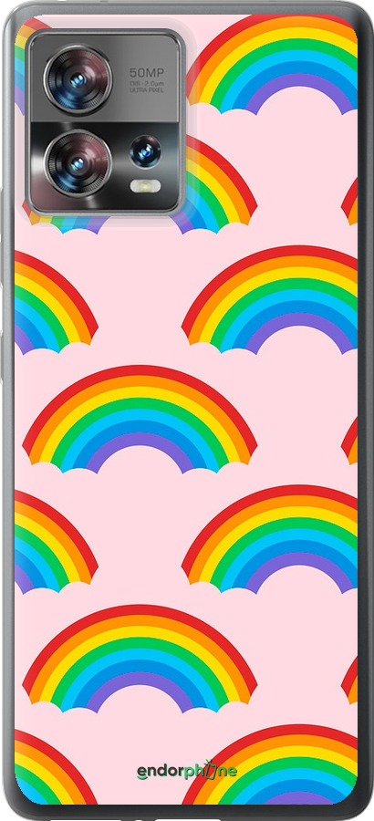 Силиконовый чехол Rainbows для Motorola Edge 30 Fusion 5G - 4478u-3198 изображение 