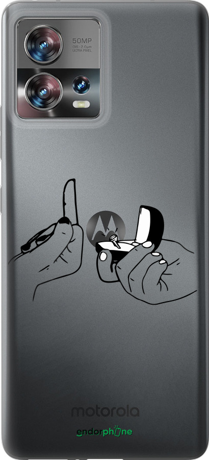 Силиконовый чехол Предложение для Motorola Edge 30 Fusion 5G - 4898u-3198 изображение 