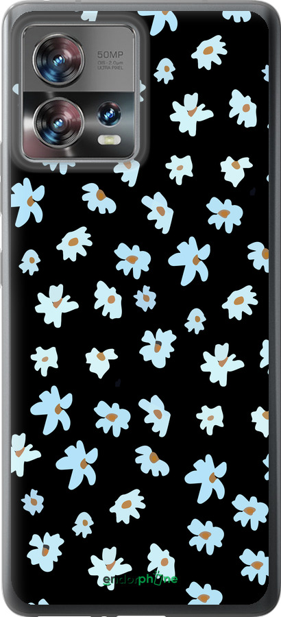 Силиконовый чехол Цветочный для Motorola Edge 30 Fusion 5G - 4900u-3198 изображение 
