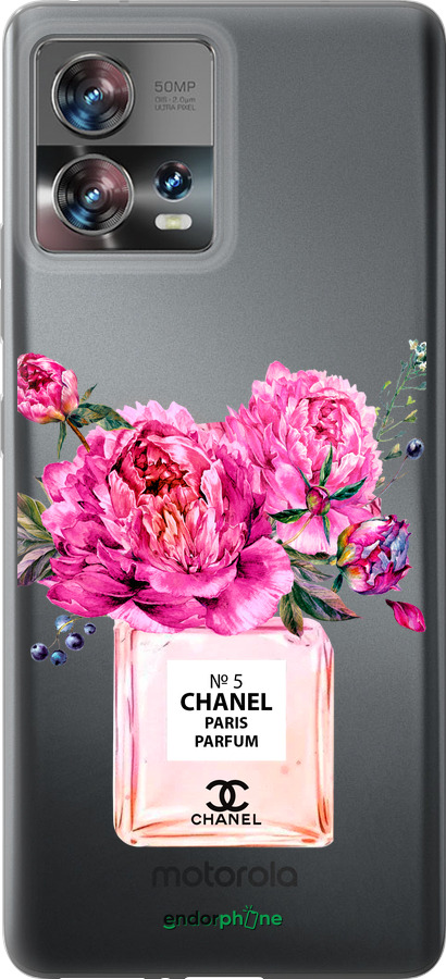 Силіконовий чехол Chanel для Motorola Edge 30 Fusion 5G - 4906u-3198 изображение 