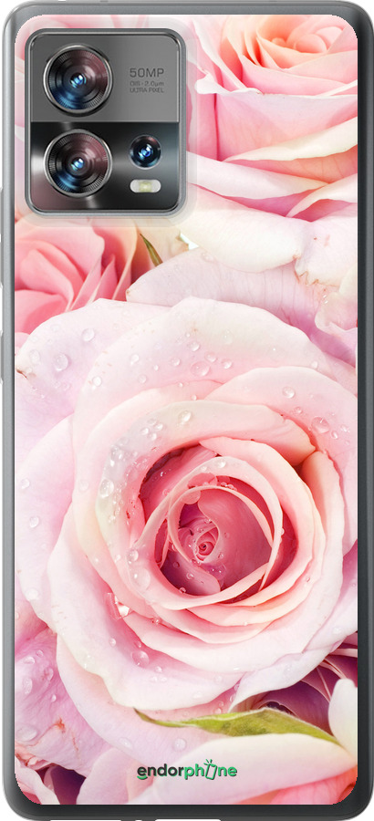 Силіконовий чехол Троянди для Motorola Edge 30 Fusion 5G - 525u-3198 изображение 
