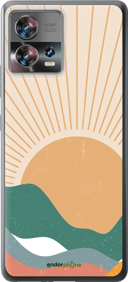 Силиконовый чехол Горы и солнце v2 для Motorola Edge 30 Fusion 5G - 5488u-3198 изображение 