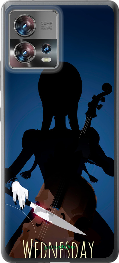 Силиконовый чехол Wednesday для Motorola Edge 30 Fusion 5G - 5515u-3198 изображение 