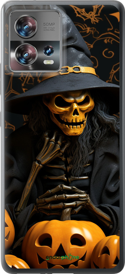 Силиконовый чехол Halloween 2 для Motorola Edge 30 Fusion 5G - 5654u-3198 изображение 