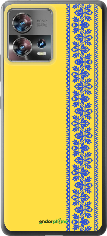 Силиконовый чехол Вышиванка 4 для Motorola Edge 30 Fusion 5G - 569u-3198 изображение 