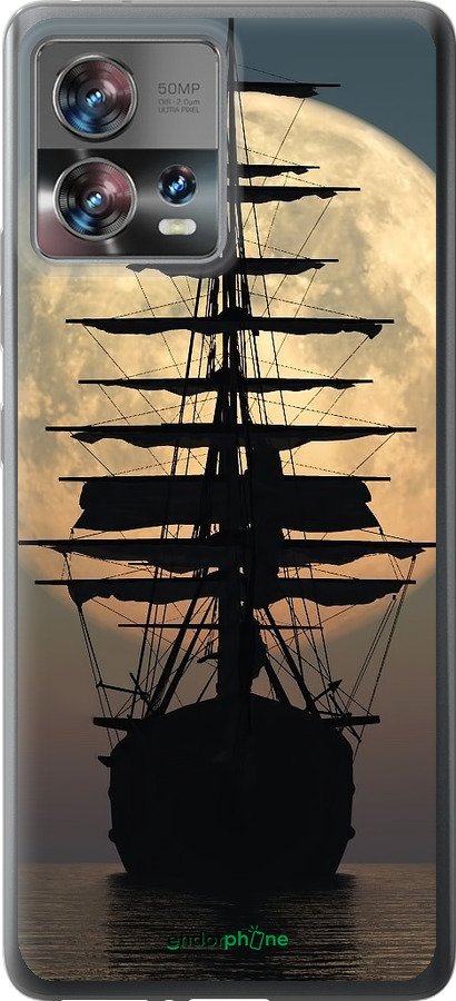 Силиконовый чехол Корабль для Motorola Edge 30 Fusion 5G - 5998u-3198 изображение 