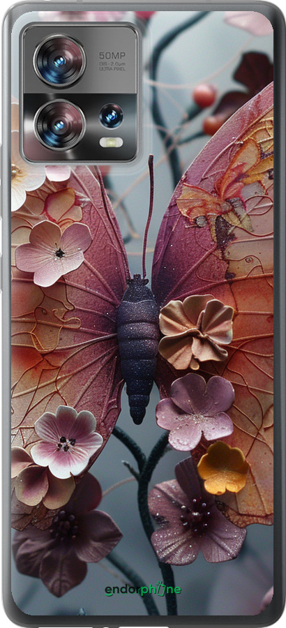 Силиконовый чехол Fairy Butterfly для Motorola Edge 30 Fusion 5G - 6048u-3198 изображение 