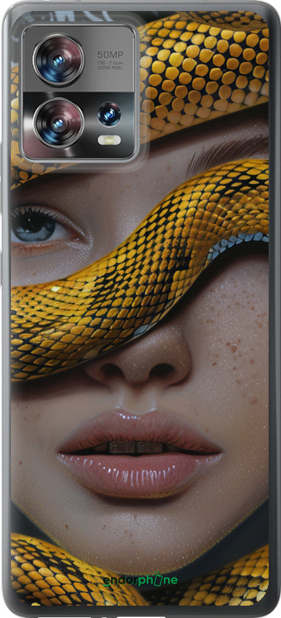 Силіконовий чехол Обійми змії для Motorola Edge 30 Fusion 5G - 6081u-3198 изображение 