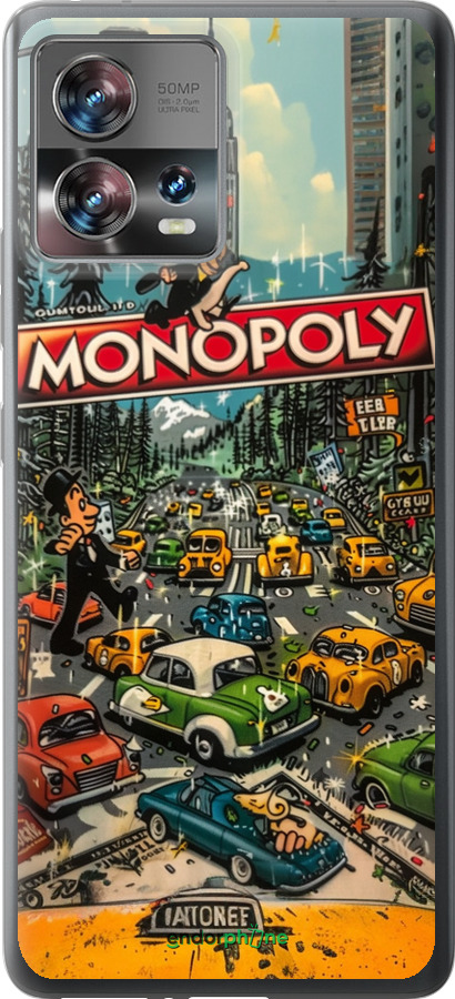 Силіконовий чехол Міський драйв Monopoly для Motorola Edge 30 Fusion 5G - 6088u-3198 изображение 