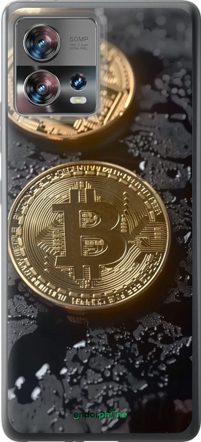 Силиконовый чехол Вулканический Bitcoin для Motorola Edge 30 Fusion 5G - 6092u-3198 изображение 