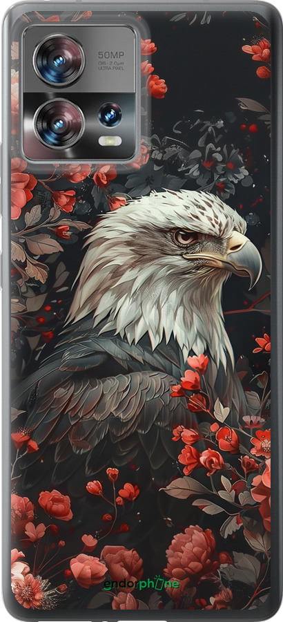 Силиконовый чехол Цветочный страж для Motorola Edge 30 Fusion 5G - 6102u-3198 изображение 