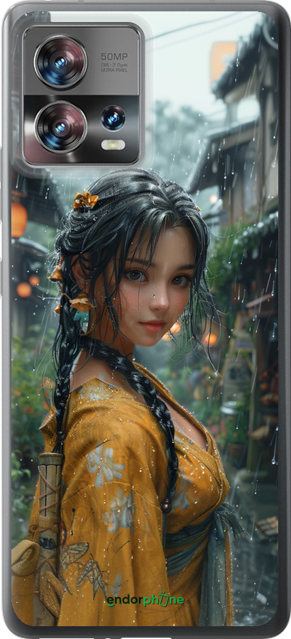 Силиконовый чехол Anime-girl для Motorola Edge 30 Fusion 5G - 6133u-3198 изображение 