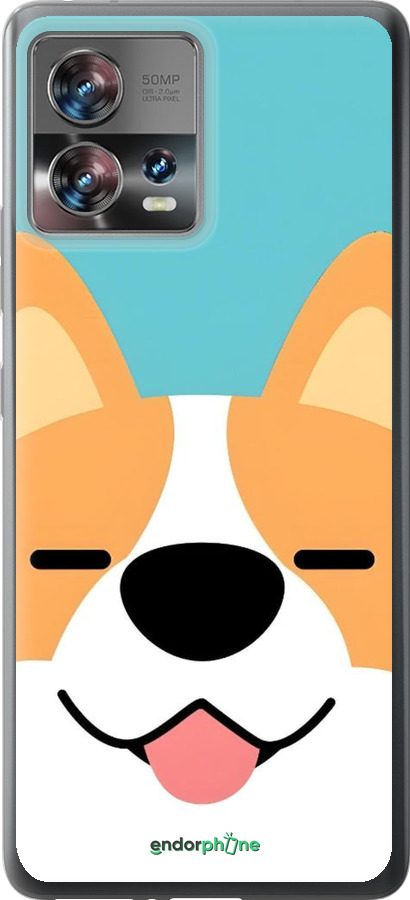 Силіконовий чехол Корги для Motorola Edge 30 Fusion 5G - 6280u-3198 изображение 