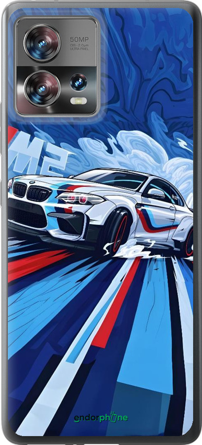 Силиконовый чехол БМВ для Motorola Edge 30 Fusion 5G - 6292u-3198 изображение 