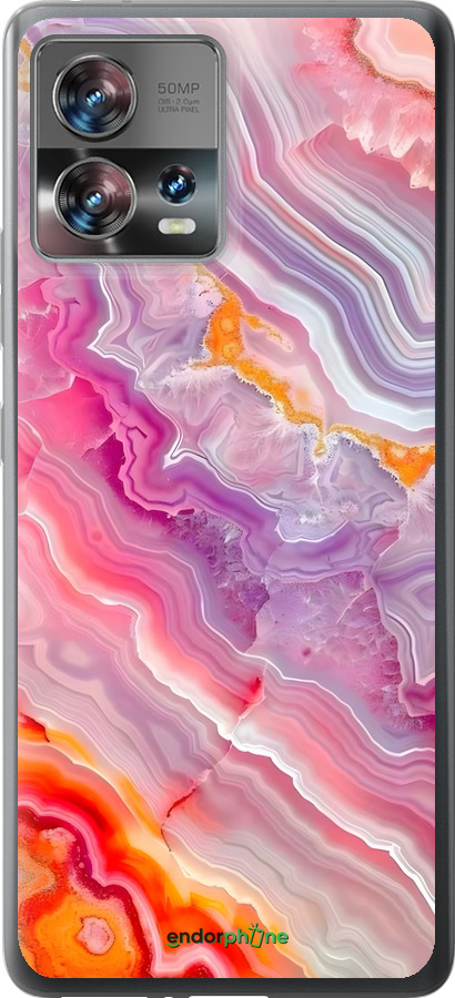 Силиконовый чехол Мрамор 2 для Motorola Edge 30 Fusion 5G - 6307u-3198 изображение 