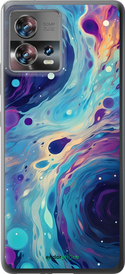 Силиконовый чехол Арт акварель для Motorola Edge 30 Fusion 5G - 6329u-3198 изображение 