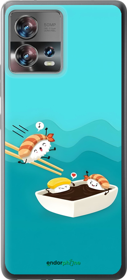 Силиконовый чехол Суши для Motorola Edge 30 Fusion 5G - 6354u-3198 изображение 