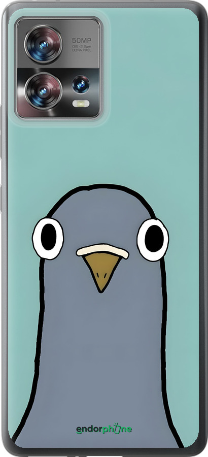 Силіконовий чехол Голубь для Motorola Edge 30 Fusion 5G - 6388u-3198 изображение 