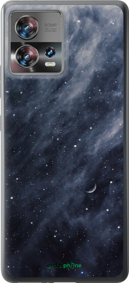 Силиконовый чехол Голубые облака, Голубая луна для Motorola Edge 30 Fusion 5G - 6398u-3198 изображение 
