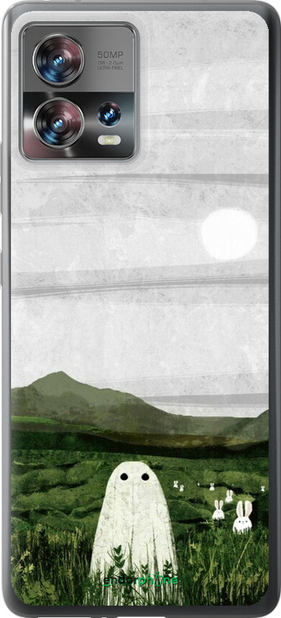 Силиконовый чехол Привидение для Motorola Edge 30 Fusion 5G - 6492u-3198 изображение 