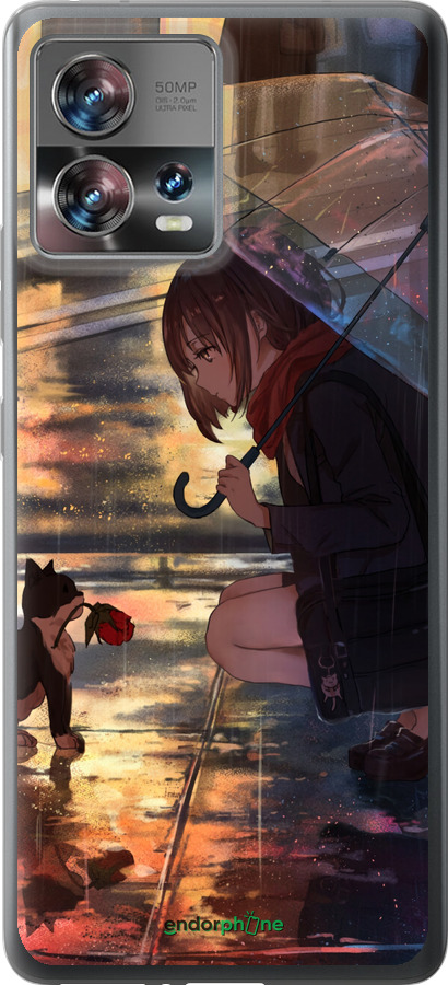 Силиконовый чехол Anime для Motorola Edge 30 Fusion 5G - 6609u-3198 изображение 