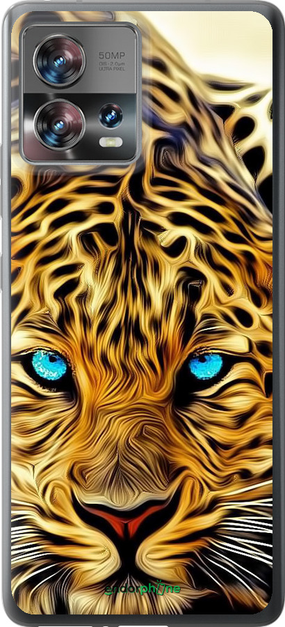 Силиконовый чехол Леопард для Motorola Edge 30 Fusion 5G - 6611u-3198 изображение 