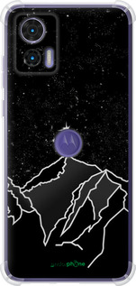 Силикон с усиленными углами чехол Минималистический горный пейзаж для Motorola Edge 30 Neo - 6438sp-3256 изображение 