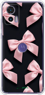 Силіконовий протиударний с посиленими кутами чехол Coquette Ribbons Dark Coquette для Motorola Edge 30 Neo - 6767sp-3256 изображение 