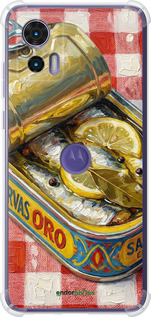 Силіконовий протиударний с посиленими кутами чехол Vintage Sardine Tin Phone для Motorola Edge 30 Neo - 6772sp-3256 изображение 