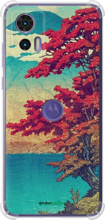 Силикон с усиленными углами чехол С изображением природы для Motorola Edge 30 Neo - 6469sp-3256 изображение 